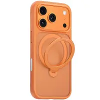 Чохол Накладка Blueo Skin Friendly 360 Rotatable MagSafe iPhone 17 Pro Max Помаранчева