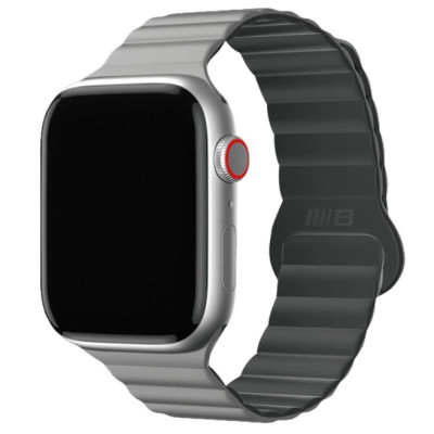 Ремінець Apple Watch 42/44/45/49мм BlueO Magnetic Сірий