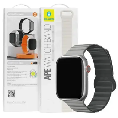 Ремешок Apple Watch 42/44/45/49мм BlueO Magnetic Серый