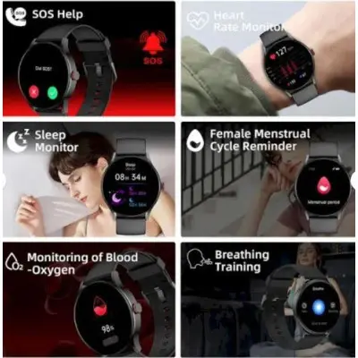 Смарт часы iMiLab iMiki TG1 Black, Черный