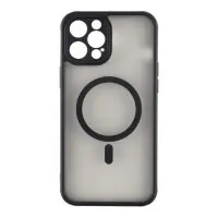 Чехол накладка Anti drop Camera MagSafe iPhone 12 Pro Max Черная