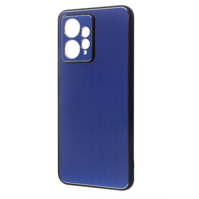 Чехол накладка Wave Metal Xiaomi Redmi 12C Синяя