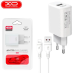 Мережевий зарядний пристрій XO L85D Lightning Q.C 3.0 White, Білий