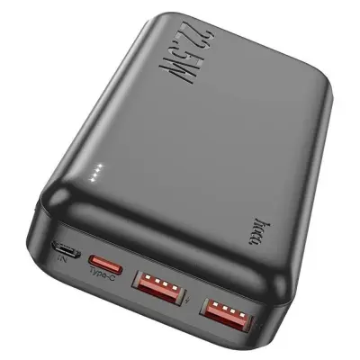 Универсальная мобильная батарея Повербанк Hoco J101A PD+QC 3.0 22.5W 20000mAh Чёрный