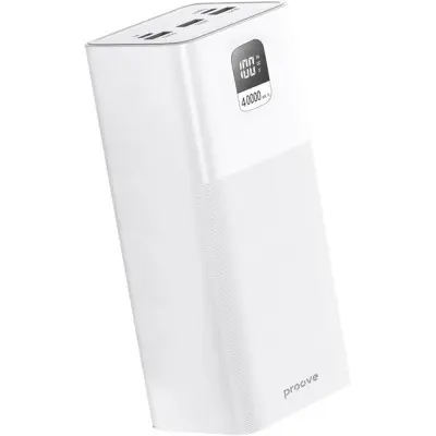Универсальная мобильная батарея Повербанк Proove Giant 40000mAh 100W Белый