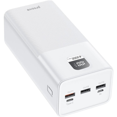 Универсальная мобильная батарея Повербанк Proove Giant 40000mAh 100W Белый