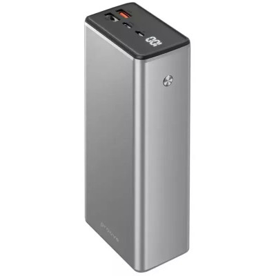 Універсальна мобільна батарея Повербанк Proove Metalskin 30000mAh 65W Сірий