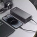 Універсальна мобільна батарея Повербанк Proove Metalskin 30000mAh 65W Сірий