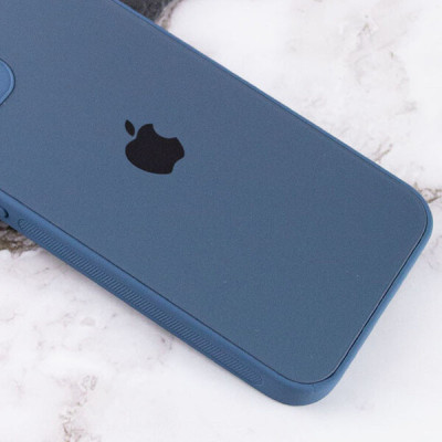 Чехол накладка Full Frosted iPhone 13 mini Синяя