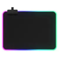 Килимок для миші Jedel c usb LED (350х250x2), Чорний Килимок для миші Jedel c usb LED (350х250x2), Чорний