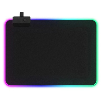 Килимок для миші Jedel c usb LED (350х250x2), Чорний