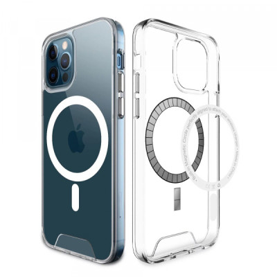 Чехол накладка Space MagSafe iPhone 11 Прозрачная