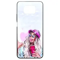 Чехол накладка Prisma Ladies Xiaomi Poco X3 Коктейль