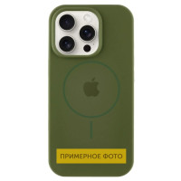 Чехол накладка HC MagSafe (AA) iPhone 13 Pro Зеленая/ Cyprus Green