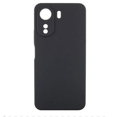 Чехол накладка Getman Liquid Silkl Xiaomi Redmi 13C/Poco C65 Черная