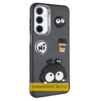 Чехол накладка Leather Toys Xiaomi Redmi Note 13 4G Monster Черная Чехол накладка Leather Toys Xiaomi Redmi Note 13 4G Monster Черная