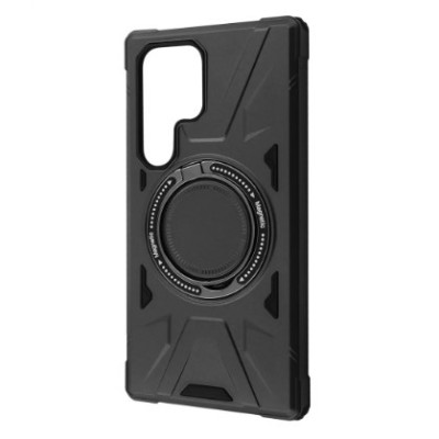 Накладка WAVE Iron Grip MagSafe Samsung S938 (S25 Ultra) Черная