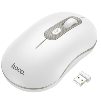 Бездротова миша BT Hoco GM21 White-Grey, Біло-Сірий Бездротова миша BT Hoco GM21 White-Grey, Біло-Сірий