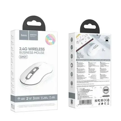 Беспроводная мышь BT Hoco GM21 White-Grey, Бела-Серая
