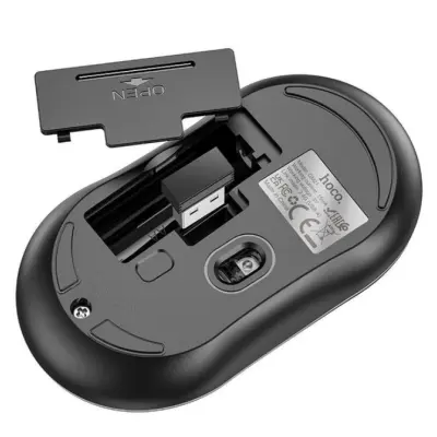 Беспроводная мышь BT Hoco GM21 Black-Yellow, Чорно-Желтая