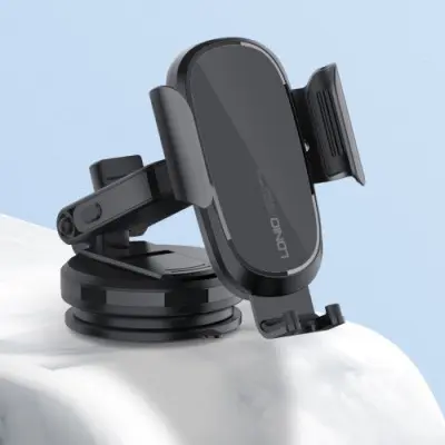 Автотримач LDNIO MW21 15W Wireless Black, Чорний