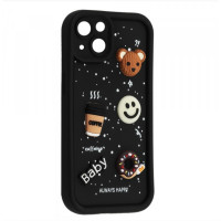 Чохол накладка Pretty Things iPhone 13 Чорна
