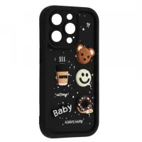 Чехол накладка Pretty Things iPhone 16 Pro Max Черная