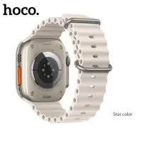 Ремешок Apple Watch 42-49мм Hoco WA12 Белый (Star Color) Ocean
