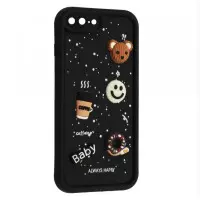 Чехол накладка Pretty Things iPhone 7+ Черная