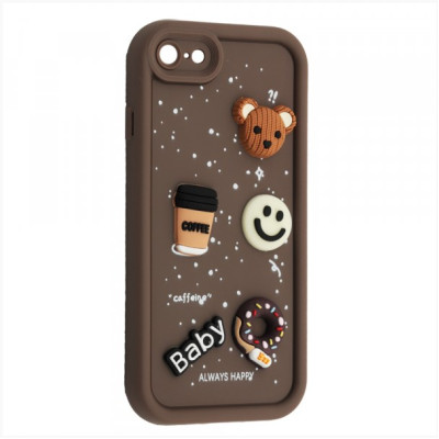 Чохол накладка Pretty Things iPhone 7 Коричнева