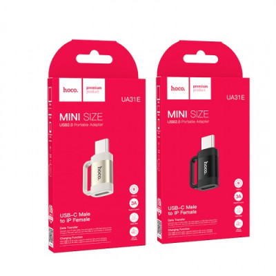 OTG Hoco UA31E Type-C male to Lightning female {TL}