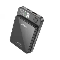 Универсальная мобильная батарея Повербанк Hoco DB41 PD22.5W с БЗУ 10000mAh Черный