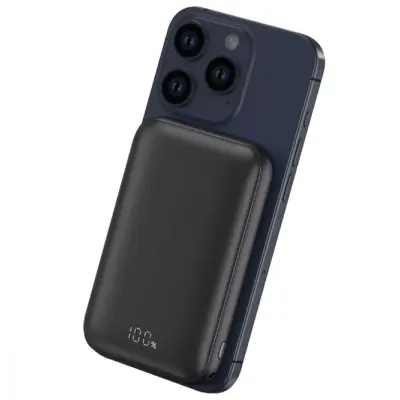 Универсальная мобильная батарея Повербанк Proove Vibe Energy Magnetic 10000mAh 20W Черный