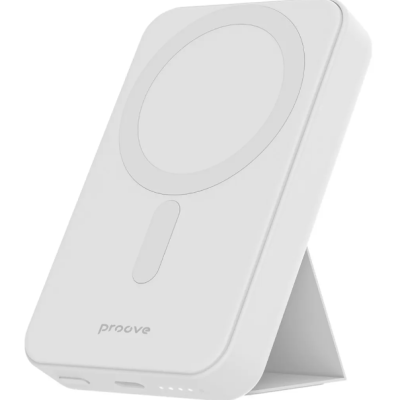 Универсальная мобильная батарея Повербанк Proove Hyperion MagSafe 10000 mAh 20W Белый