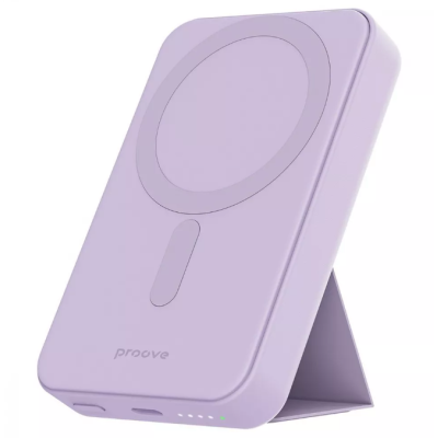 Универсальная мобильная батарея Повербанк Proove Hyperion MagSafe 10000 mAh 20W Фиолетовый