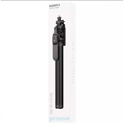 Трипод, штатив Proove Elevate X Selfie Stick (2055 mm) Black, Черный