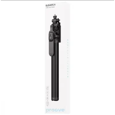 Трипод, штатив Proove Elevate X Selfie Stick (2055 mm) Black, Чорний Трипод, штатив Proove Elevate X Selfie Stick (2055 mm) Black, Чорний