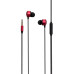 Провідні вакуумні навушники-гарнітура Celebrat V3 Red, червоний