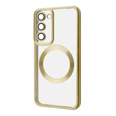 Чохол накладка Wave Metal MagSafe Samsung G990 S21 FE Золота
