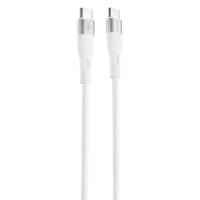 Кабель Proove Light Silicone Type-C to Type-C 60W 1м Білий Кабель Proove Light Silicone Type-C to Type-C 60W 1м Білий