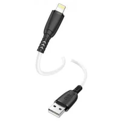 Кабель дата короткий XO NB247 Lightning 0.25м