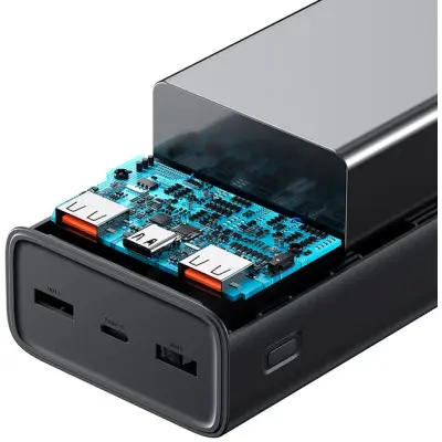 Универсальная мобильная батарея Повербанк Usams PB68 22.5 W 30000mAh Чёрный