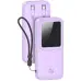 Универсальная мобильная батарея Повербанк US-CD212 20W 20000mAh Фиолетовый