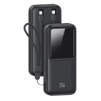 Универсальная мобильная батарея Повербанк US-CD213 20W 30000mAh Чёрный