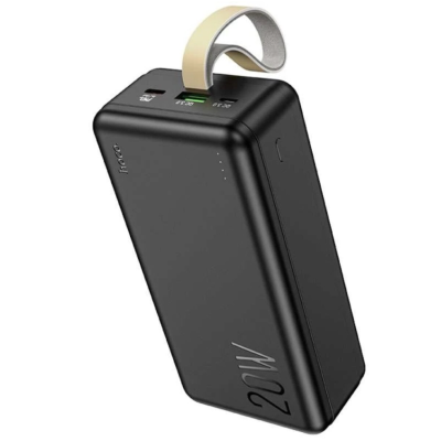 Універсальна мобільна батарея Повербанк Hoco J87B PD+QC 3.0 20W 30000mAh Чорний