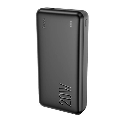 Універсальна мобільна батарея Повербанк Hoco J87A PD+QC 3.0 20W 20000mAh Чорний
