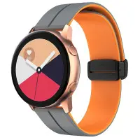 Ремешок Amazfit Bip Classy (Универсальный 20мм) Серый/Оранжевый