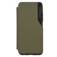 Чехол-книжка Business Fabric Xiaomi 11T Зеленая Чехол-книжка Business Fabric Xiaomi 11T Зеленая