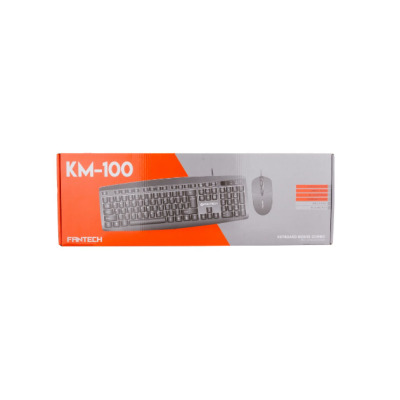 Клавіатура + миша USB Fantech KM100 Black, Чорна