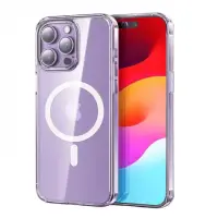 Чехол накладка Rock Crystal MagSafe iPhone 15 Pro Прозрачная